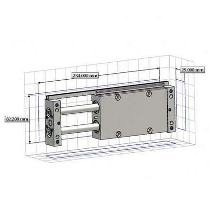 Airtac STW: Slide table cylinder - STWB20X75ST