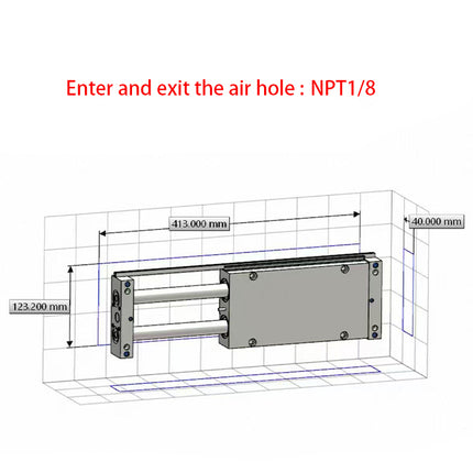 Airtac STW: Slide table cylinder - STWB32X150ST