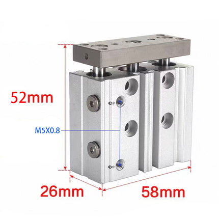 Airtac  TCL,TCM Series: Compound Type Three Axis Cylinder  - TCL12X10S