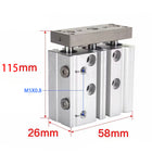 Airtac  TCL,TCM Series: Compound Type Three Axis Cylinder  - TCL12X60S