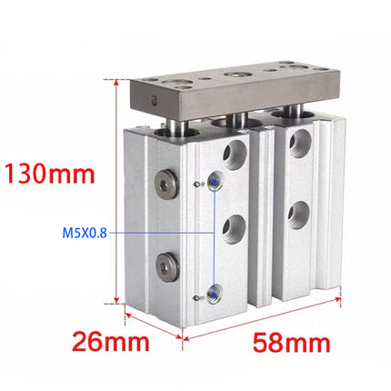 Airtac  TCL,TCM Series: Compound Type Three Axis Cylinder  - TCL12X75S
