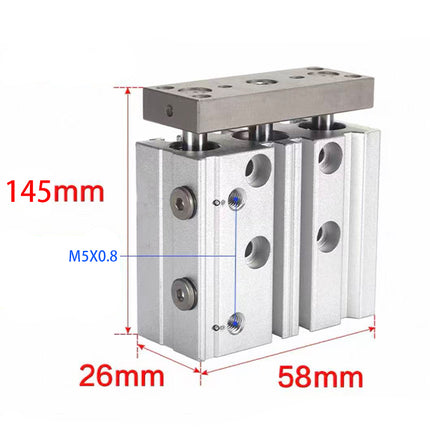 Airtac  TCL,TCM Series: Compound Type Three Axis Cylinder  - TCL12X90S