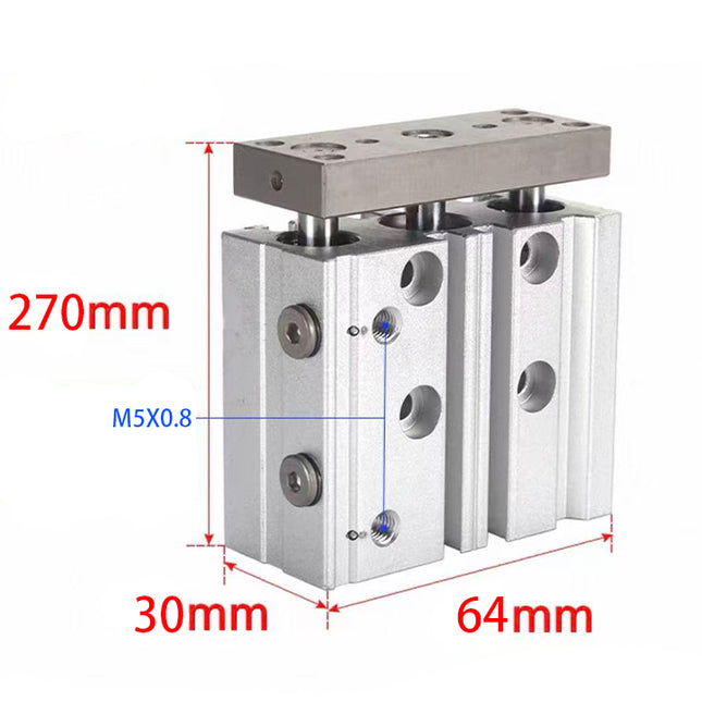 Airtac  TCL,TCM Series: Compound Type Three Axis Cylinder  - TCL16X175S