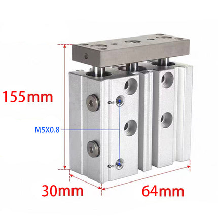 Airtac  TCL,TCM Series: Compound Type Three Axis Cylinder  - TCL16X90S