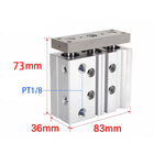 Airtac  TCL,TCM Series: Compound Type Three Axis Cylinder  - TCL20X20S