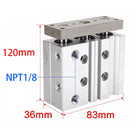 Airtac  TCL,TCM Series: Compound Type Three Axis Cylinder  - TCL20X40ST