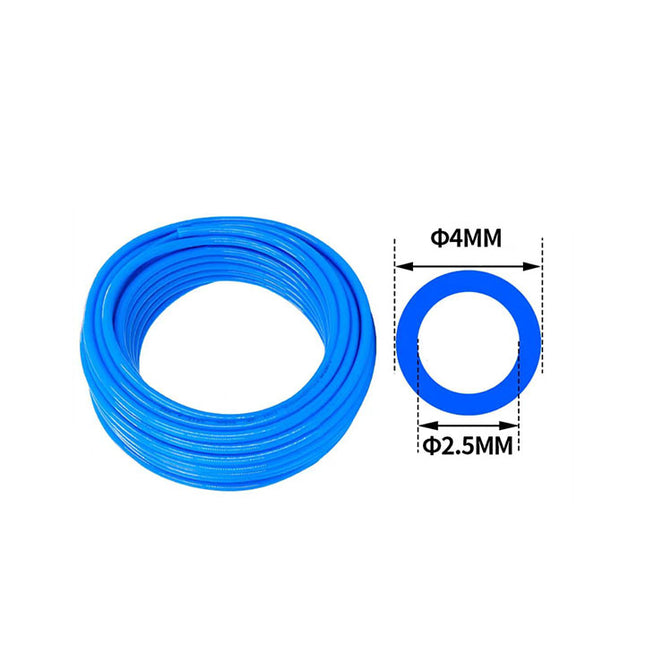 Airtac UE95A: Polyurethane tubing blue - UE95A040025200MBU