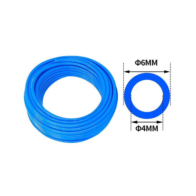 Airtac UE95A: Polyurethane tubing blue - UE95A060040200MBU