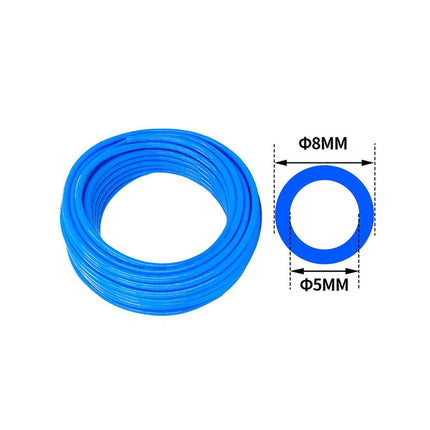 Airtac UE95A: Polyurethane tubing blue - UE95A080050100MBU