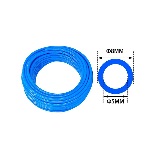 Airtac UE95A: Polyurethane tubing blue - UE95A080050100MBU