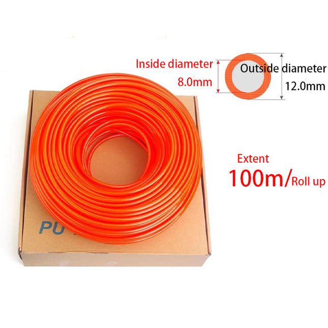 Airtac US98A: Polyurethane tubing orange - US98A120080100MGE
