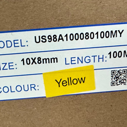 Airtac US98A: Polyurethane tubing yellow - US98A100080100MY