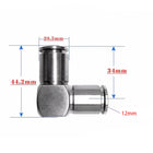Airtac  PV series: SUS316 all stainless steel connector  - X-S6-PV12