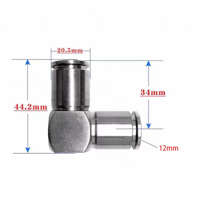 Airtac  PV series: SUS316 all stainless steel connector  - X-S6-PV12