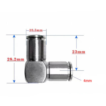 Airtac  PV series: SUS316 all stainless steel connector  - X-S6-PV4