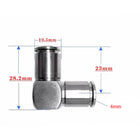 Airtac  PV series: SUS316 all stainless steel connector  - X-S6-PV4
