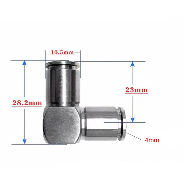 Airtac  PV series: SUS316 all stainless steel connector  - X-S6-PV4