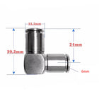 Airtac  PV series: SUS316 all stainless steel connector  - X-S6-PV6