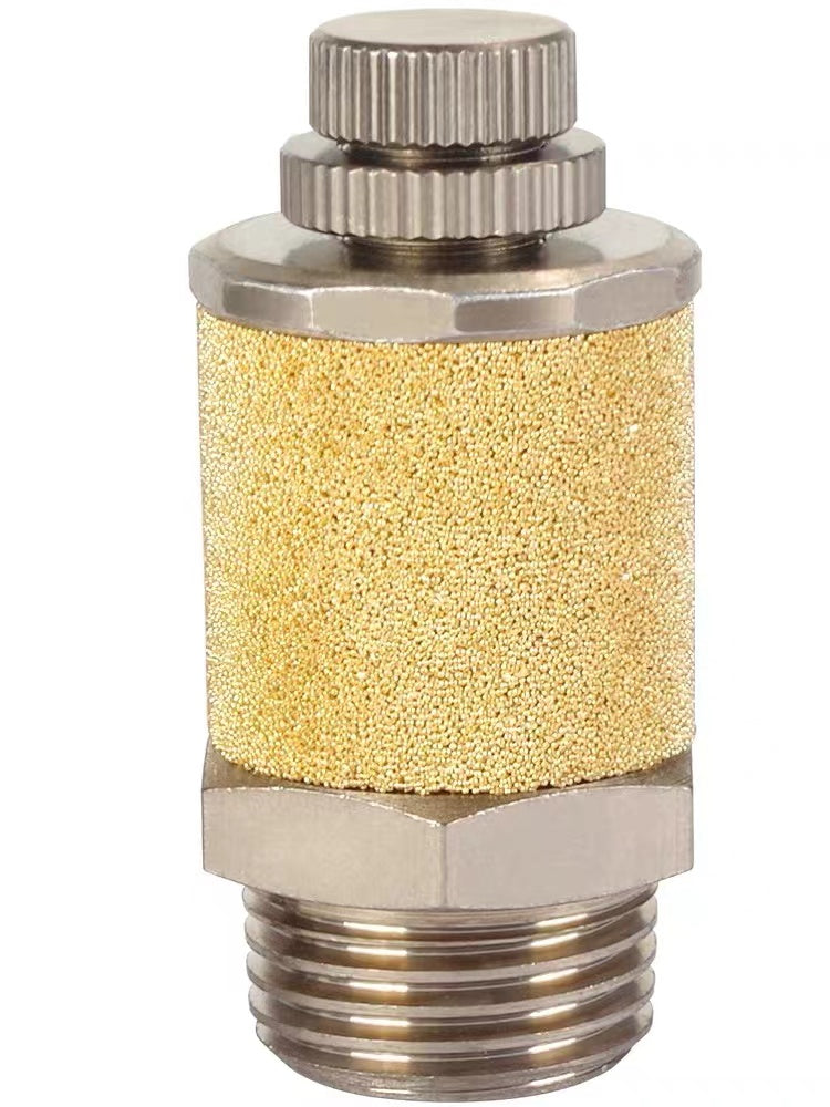 Besl Series 3/8 Pneumatic Quick Exhaust Silencer Throttle