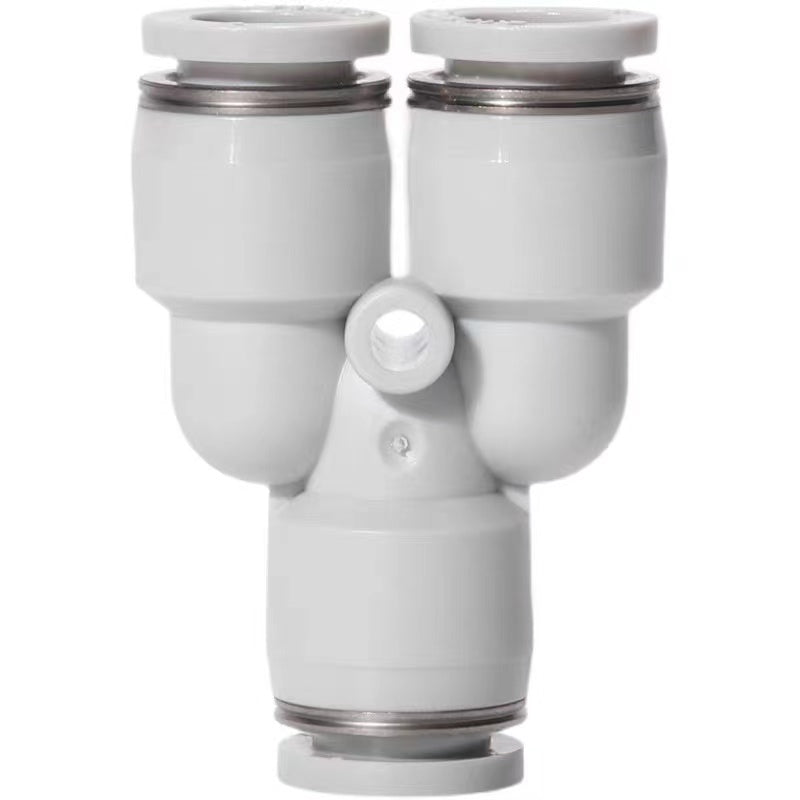 Airtac PY: Push Lock Fitting, Union Y - PY8 (MOQ 10 pcs.)