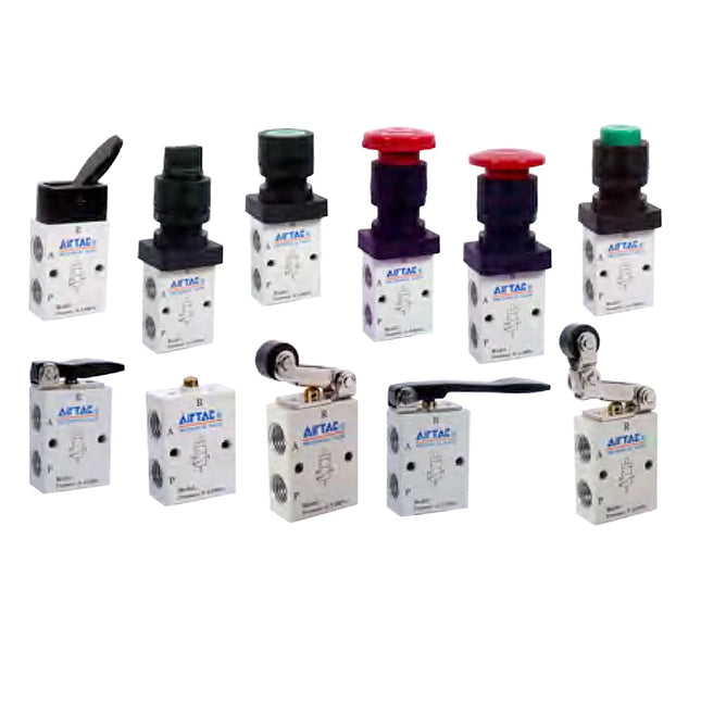Airtac S3D-M5: Manual Valve. 3 Way - S3DM5
