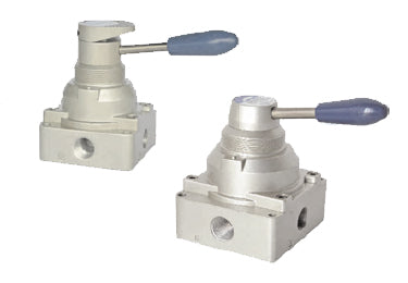 Airtac 4HV410-15: Hand Valve. Rotary Style - 4HV41015
