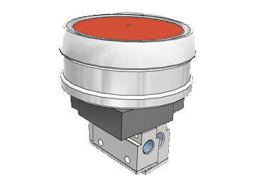 Airtac CM3PMX-06: Manual Valve. 3 Way - CM3PMX06RT