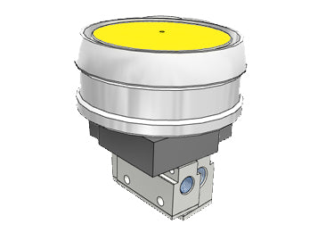 Airtac CM3PMX-05: Manual Valve. 3 Way - CM3PMX05Y