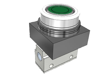 Airtac CM3PF-06: Manual Valve. 3 Way - CM3PF06GT