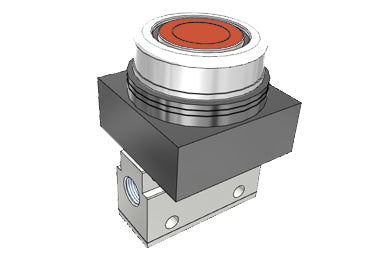 Airtac CM3PF-06: Manual Valve. 3 Way - CM3PF06R