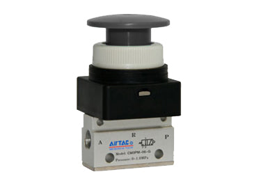 Airtac CM3PM-05: Manual Valve. 3 Way - CM3PM05B