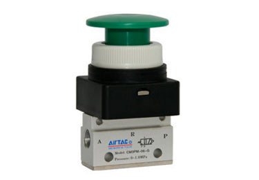 Airtac CM3PM-05: Manual Valve. 3 Way - CM3PM05G