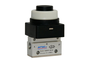 Airtac CM3PP-06: Manual Valve. 3 Way - CM3PP06BG