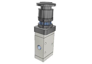 Airtac M3PM110-06: Manual Valve. 3 Way - M3PM21006BG