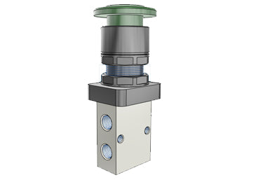 Airtac S3PM-06: Manual Valve. 3 Way - S3PM06G